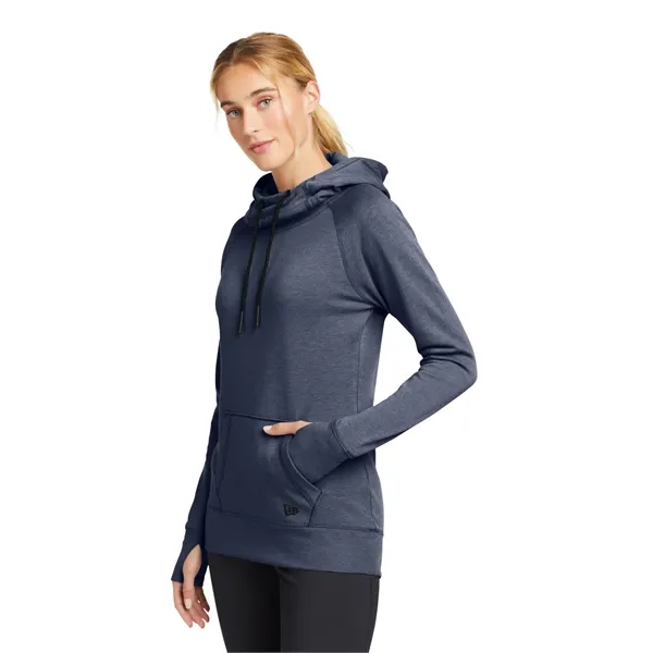 New Era Women's Tri-Blend Fleece Pullover Hoodie. - New Era Women's Tri-Blend Fleece Pullover Hoodie. - Image 5 of 19