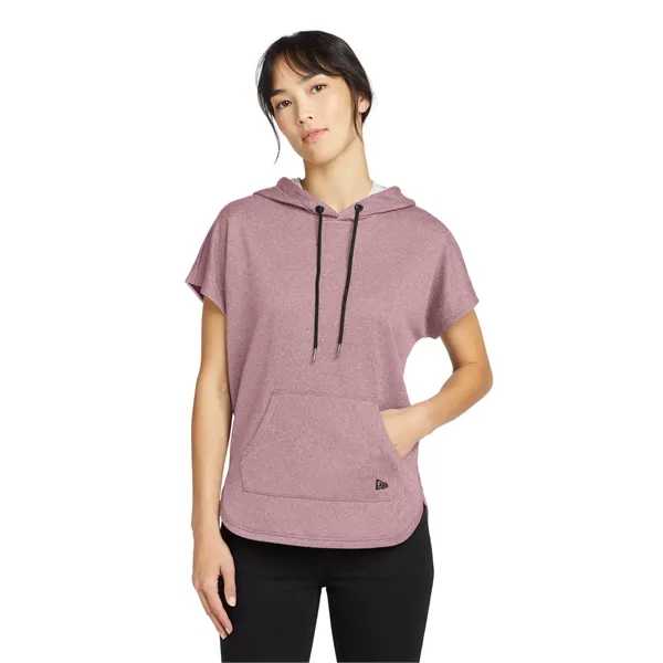 New Era Women's Performance Terry Short Sleeve Hoodie - New Era Women's Performance Terry Short Sleeve Hoodie - Image 16 of 20