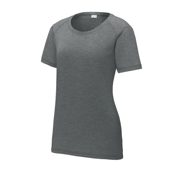 Sport-Tek Women's PosiCharge Tri-Blend Wicking Scoop Neck... - Sport-Tek Women's PosiCharge Tri-Blend Wicking Scoop Neck... - Image 0 of 30