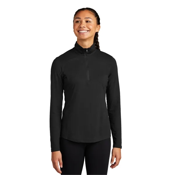 Sport-Tek Women's PosiCharge Tri-Blend Wicking 1/4-Zip Pu... - Sport-Tek Women's PosiCharge Tri-Blend Wicking 1/4-Zip Pu... - Image 1 of 29
