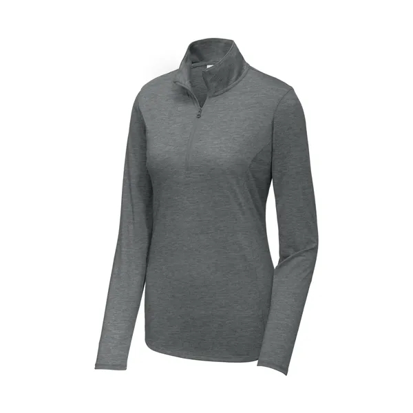 Sport-Tek Women's PosiCharge Tri-Blend Wicking 1/4-Zip Pu... - Sport-Tek Women's PosiCharge Tri-Blend Wicking 1/4-Zip Pu... - Image 8 of 29