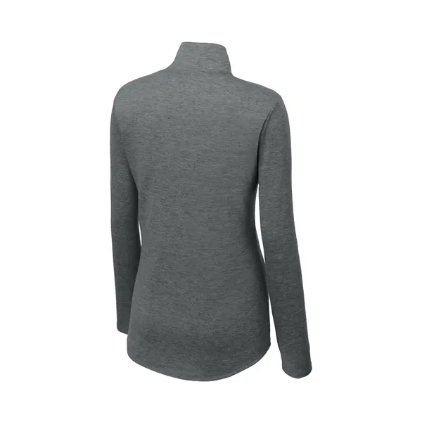 Sport-Tek Women's PosiCharge Tri-Blend Wicking 1/4-Zip Pu... - Sport-Tek Women's PosiCharge Tri-Blend Wicking 1/4-Zip Pu... - Image 10 of 29