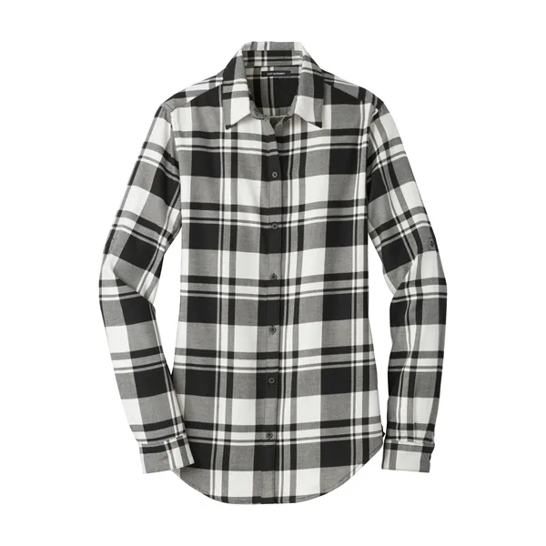 Port Authority Women's Plaid Flannel Tunic . - Port Authority Women's Plaid Flannel Tunic . - Image 14 of 29