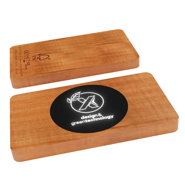 SCX Innovative Design™ Bamboo Wireless Power Bank 10,000 mAh - SCX Innovative Design™ Bamboo Wireless Power Bank 10,000 mAh - Image 1 of 2