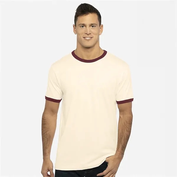 Next Level Men's Cotton Ringer Tee - Next Level Men's Cotton Ringer Tee - Image 7 of 35