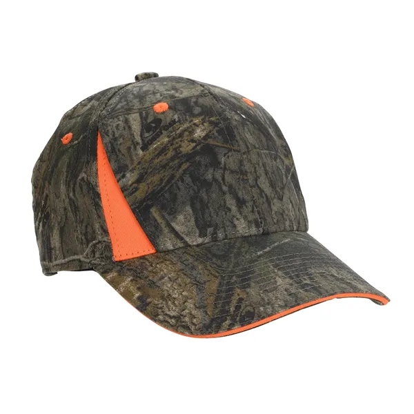 Camo Cap With Blaze Inserts - Camo Cap With Blaze Inserts - Image 0 of 2
