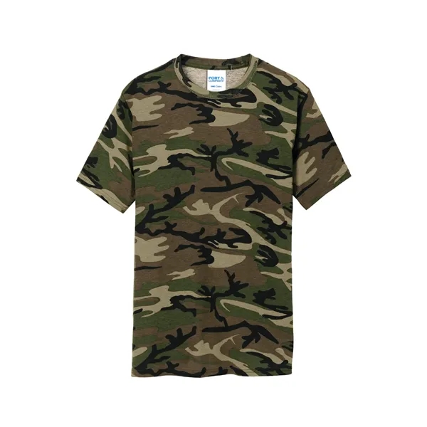 Port & Company Core Cotton Camo Tee. - Port & Company Core Cotton Camo Tee. - Image 10 of 25