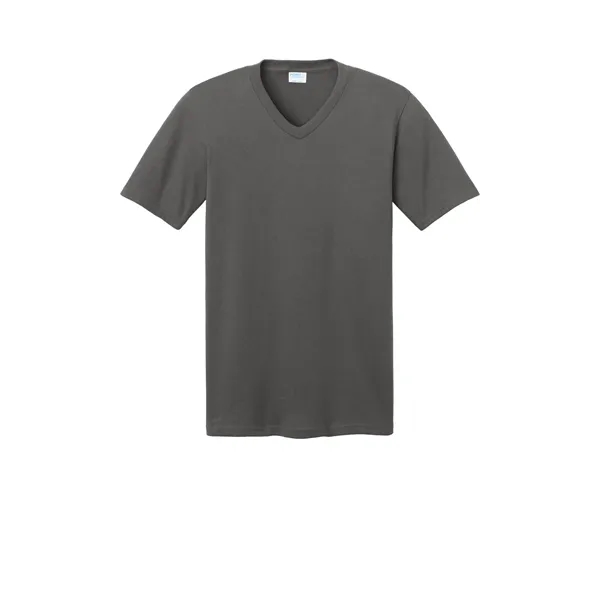 Port & Company Core Cotton V-Neck Tee. - Port & Company Core Cotton V-Neck Tee. - Image 11 of 49