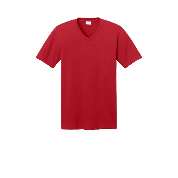 Port & Company Core Cotton V-Neck Tee. - Port & Company Core Cotton V-Neck Tee. - Image 21 of 49
