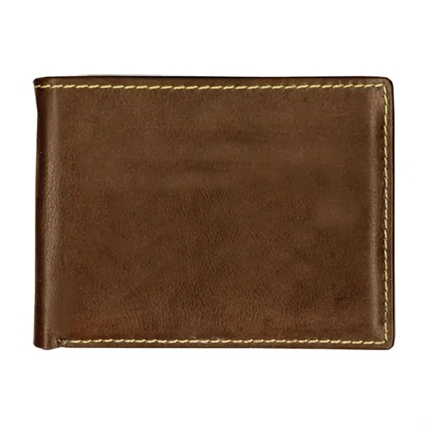 Andrew Philips® Leather Contrast Stitch Billfold Wallet - Andrew Philips® Leather Contrast Stitch Billfold Wallet - Image 1 of 6