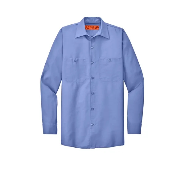 Red Kap Long Sleeve Industrial Work Shirt. - Red Kap Long Sleeve Industrial Work Shirt. - Image 3 of 45