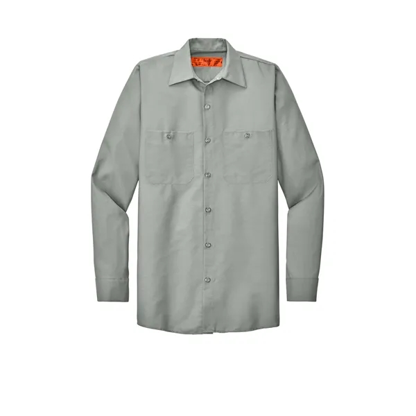 Red Kap Long Sleeve Industrial Work Shirt. - Red Kap Long Sleeve Industrial Work Shirt. - Image 11 of 45