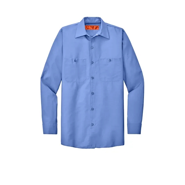 Red Kap Long Sleeve Industrial Work Shirt. - Red Kap Long Sleeve Industrial Work Shirt. - Image 16 of 45