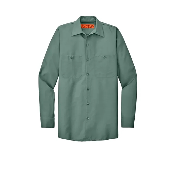 Red Kap Long Sleeve Industrial Work Shirt. - Red Kap Long Sleeve Industrial Work Shirt. - Image 20 of 45