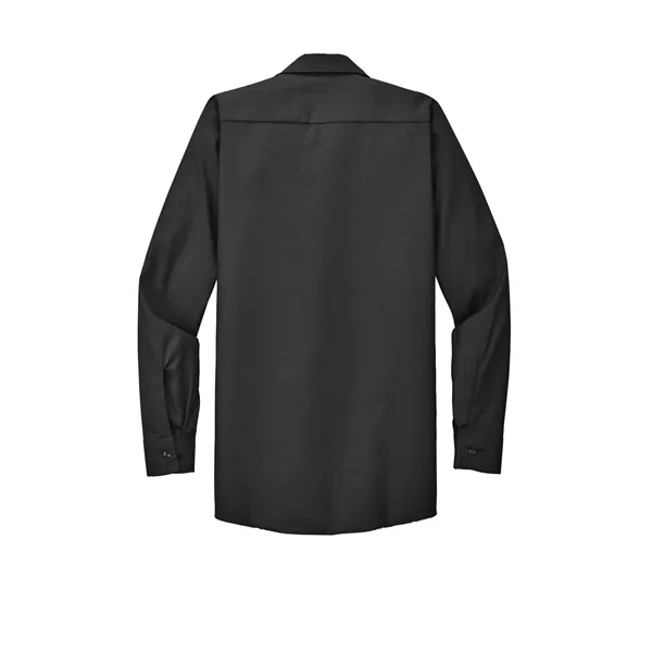 Red Kap Long Size, Long Sleeve Industrial Work Shirt. - Red Kap Long Size, Long Sleeve Industrial Work Shirt. - Image 10 of 40