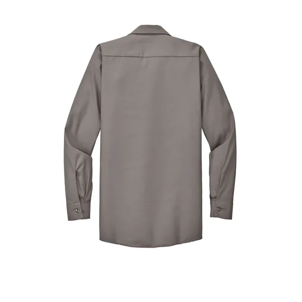 Red Kap Long Size, Long Sleeve Industrial Work Shirt. - Red Kap Long Size, Long Sleeve Industrial Work Shirt. - Image 14 of 40