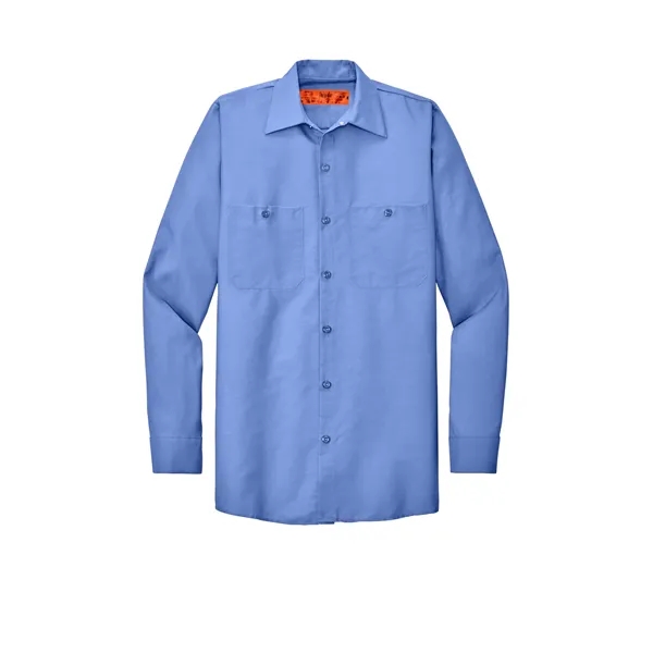Red Kap Long Size, Long Sleeve Industrial Work Shirt. - Red Kap Long Size, Long Sleeve Industrial Work Shirt. - Image 33 of 40