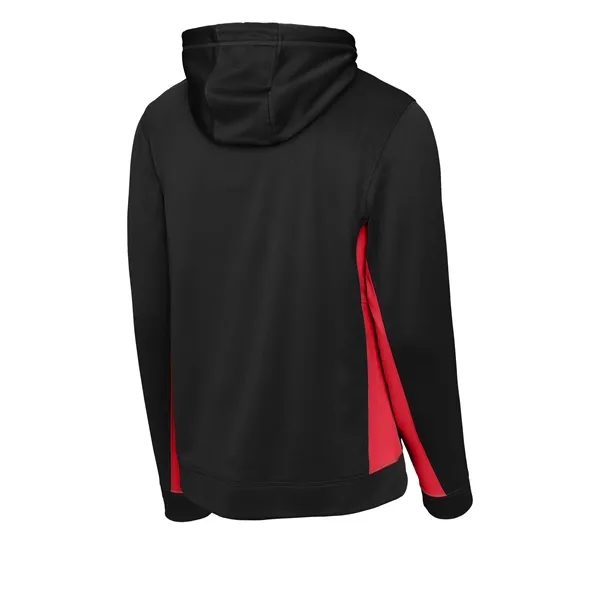 Sport-Tek Sport-Wick Fleece Colorblock Hooded Pullover. - Sport-Tek Sport-Wick Fleece Colorblock Hooded Pullover. - Image 14 of 33