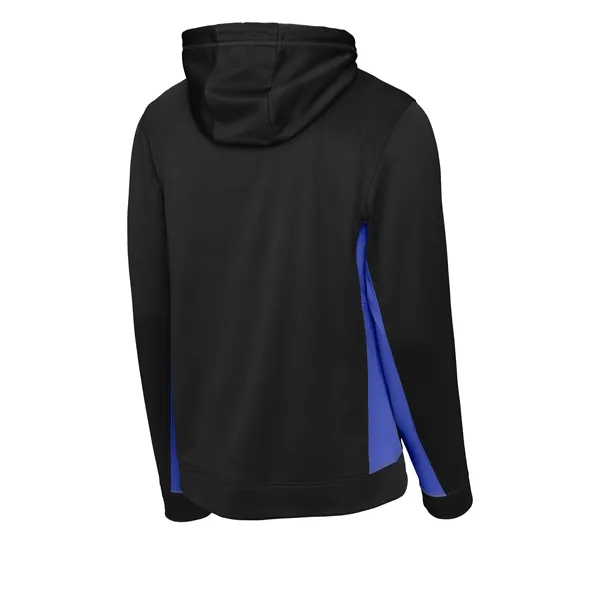 Sport-Tek Sport-Wick Fleece Colorblock Hooded Pullover. - Sport-Tek Sport-Wick Fleece Colorblock Hooded Pullover. - Image 23 of 33