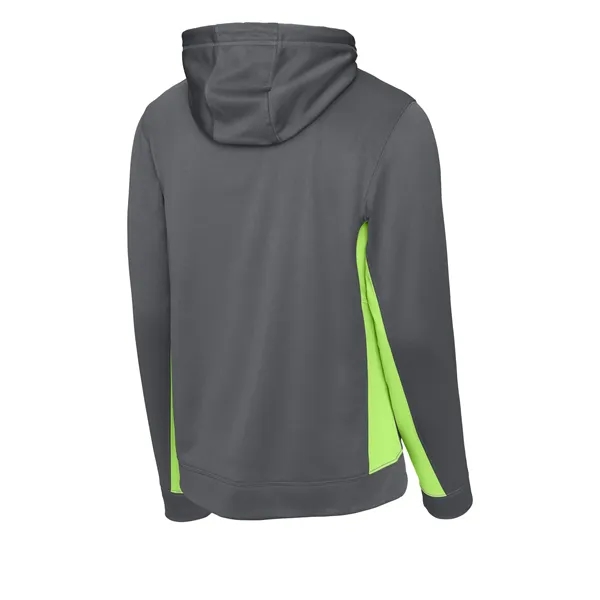 Sport-Tek Sport-Wick Fleece Colorblock Hooded Pullover. - Sport-Tek Sport-Wick Fleece Colorblock Hooded Pullover. - Image 28 of 33
