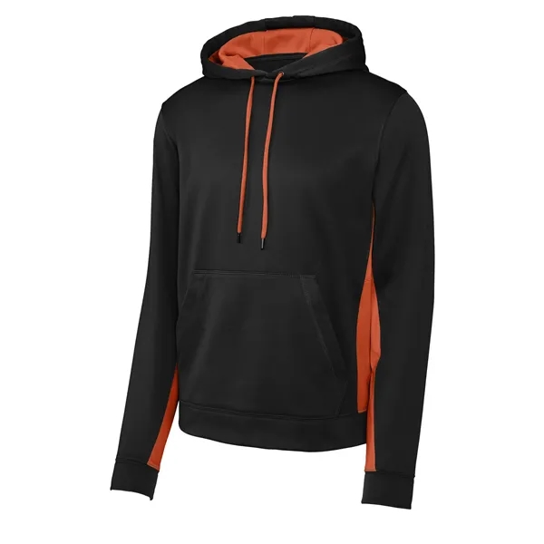 Sport-Tek Sport-Wick Fleece Colorblock Hooded Pullover. - Sport-Tek Sport-Wick Fleece Colorblock Hooded Pullover. - Image 8 of 33