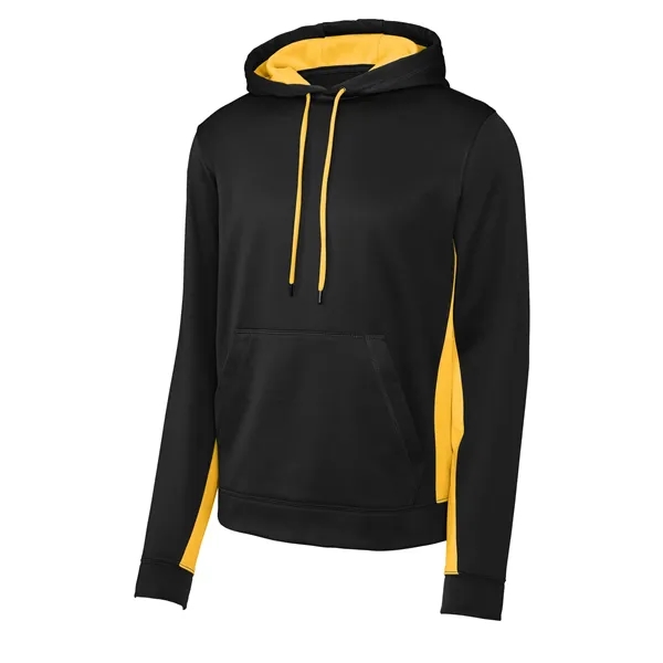 Sport-Tek Sport-Wick Fleece Colorblock Hooded Pullover. - Sport-Tek Sport-Wick Fleece Colorblock Hooded Pullover. - Image 17 of 33