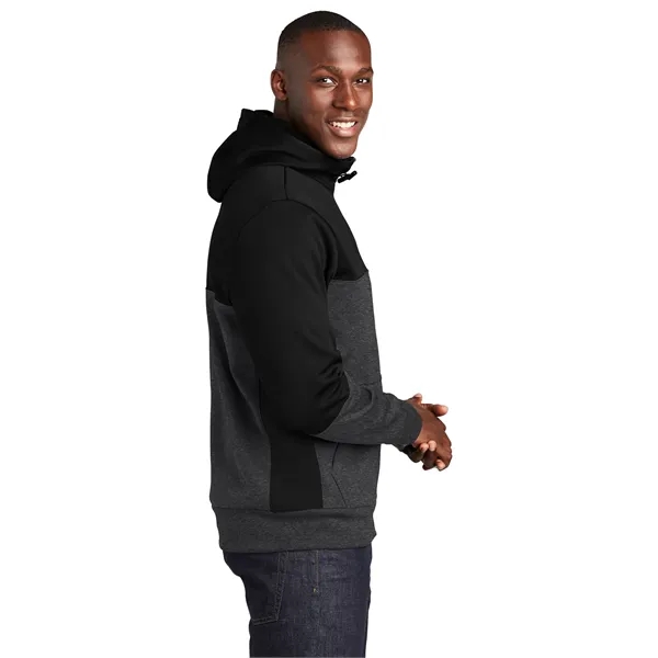 Sport-Tek Tech Fleece Colorblock Full-Zip Hooded Jacket. - Sport-Tek Tech Fleece Colorblock Full-Zip Hooded Jacket. - Image 2 of 25