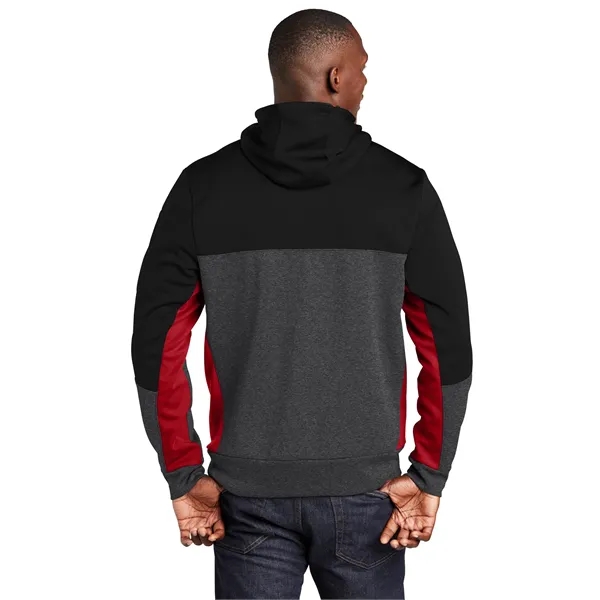 Sport-Tek Tech Fleece Colorblock Full-Zip Hooded Jacket. - Sport-Tek Tech Fleece Colorblock Full-Zip Hooded Jacket. - Image 9 of 25
