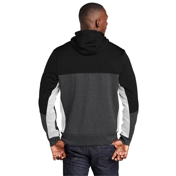 Sport-Tek Tech Fleece Colorblock Full-Zip Hooded Jacket. - Sport-Tek Tech Fleece Colorblock Full-Zip Hooded Jacket. - Image 22 of 25