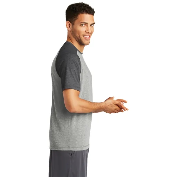 Sport-Tek PosiCharge Tri-Blend Wicking Raglan Tee. - Sport-Tek PosiCharge Tri-Blend Wicking Raglan Tee. - Image 35 of 64