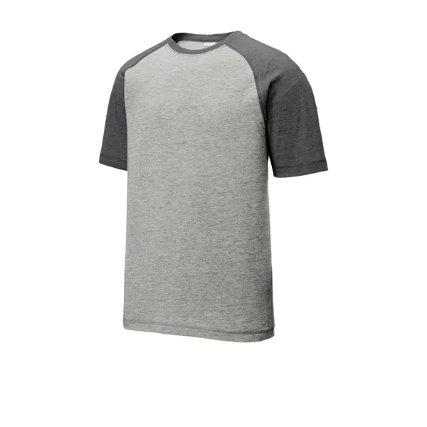 Sport-Tek PosiCharge Tri-Blend Wicking Raglan Tee. - Sport-Tek PosiCharge Tri-Blend Wicking Raglan Tee. - Image 36 of 64