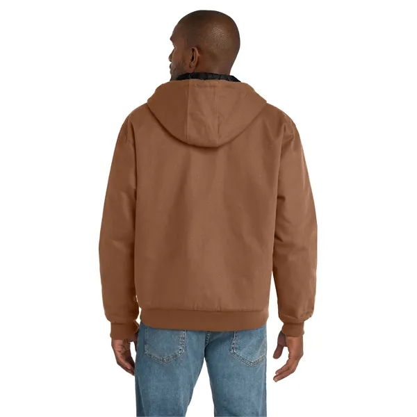 CornerStone Tall Duck Cloth Hooded Work Jacket. - CornerStone Tall Duck Cloth Hooded Work Jacket. - Image 4 of 8