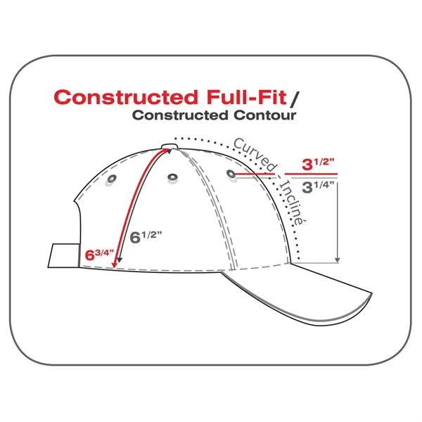 6 Panel Constructed Full-Fit (Urban Camo, Mesh Back) - 6 Panel Constructed Full-Fit (Urban Camo, Mesh Back) - Image 12 of 14