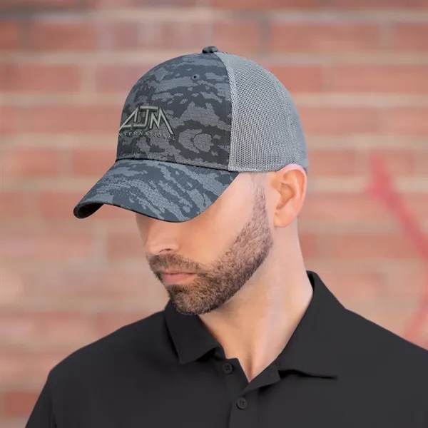 6 Panel Constructed Full-Fit (Urban Camo, Mesh Back) - 6 Panel Constructed Full-Fit (Urban Camo, Mesh Back) - Image 9 of 14