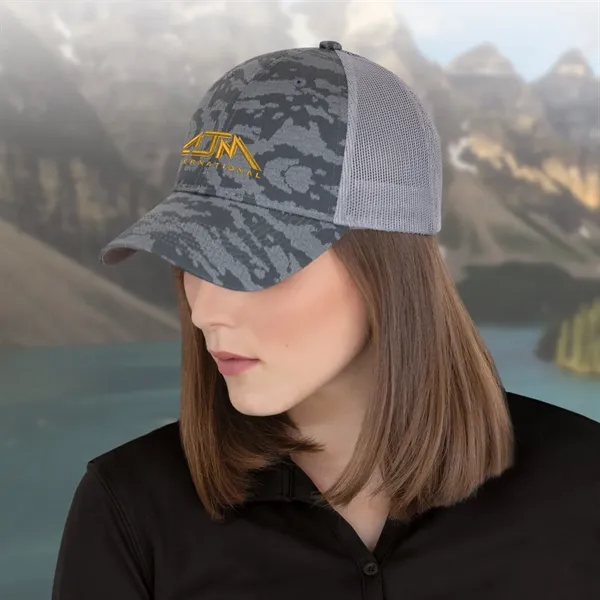 6 Panel Constructed Full-Fit (Urban Camo, Mesh Back) - 6 Panel Constructed Full-Fit (Urban Camo, Mesh Back) - Image 10 of 14