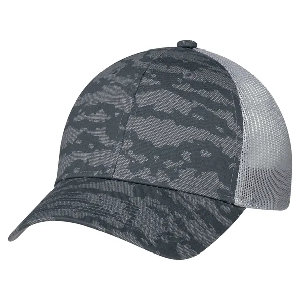 6 Panel Constructed Full-Fit (Urban Camo, Mesh Back) - 6 Panel Constructed Full-Fit (Urban Camo, Mesh Back) - Image 2 of 14