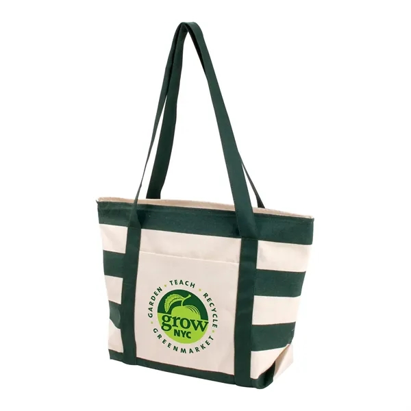 Striped Accent Boat Bag - Striped Accent Boat Bag - Image 2 of 3