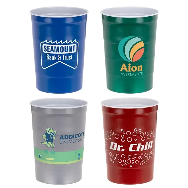 Halftime 16 oz USA-Made Steel Chill Cup - Halftime 16 oz USA-Made Steel Chill Cup - Image 0 of 4