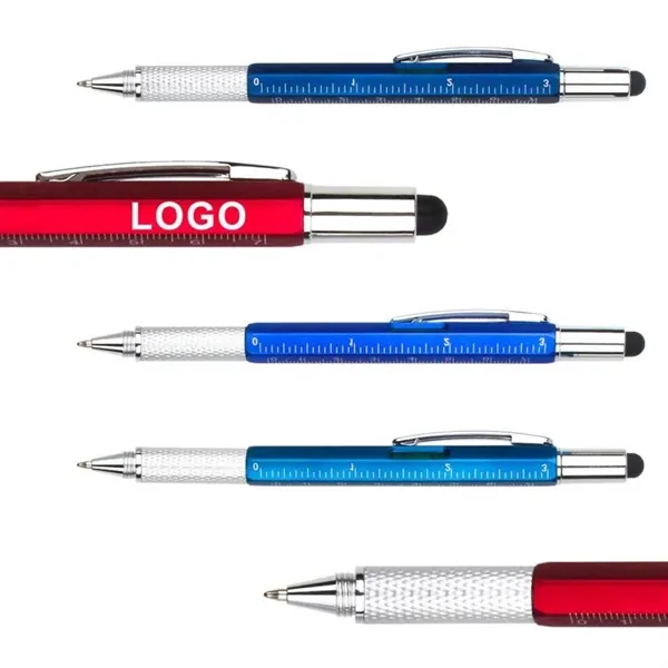 6 In 1 Multifunctional Tool Ballpoint Pen - 6 In 1 Multifunctional Tool Ballpoint Pen - Image 2 of 5