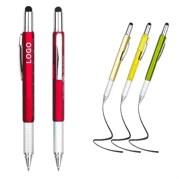 6 In 1 Multifunctional Tool Ballpoint Pen - 6 In 1 Multifunctional Tool Ballpoint Pen - Image 4 of 5