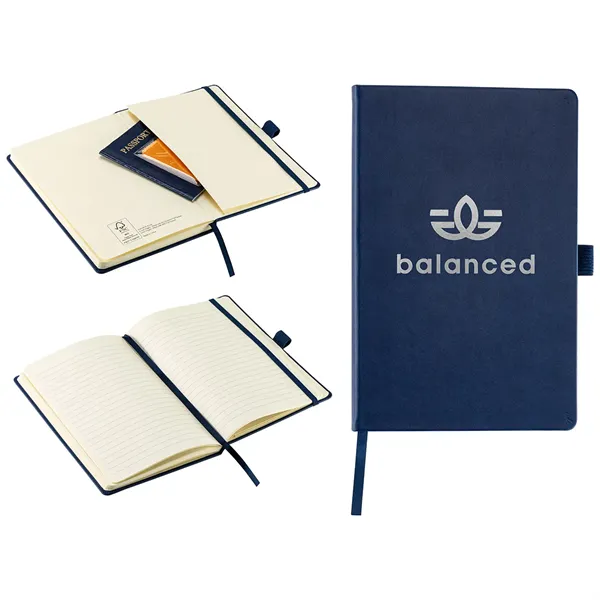 Elan Hardcover Journal with Pen Loop and Inner Pocket