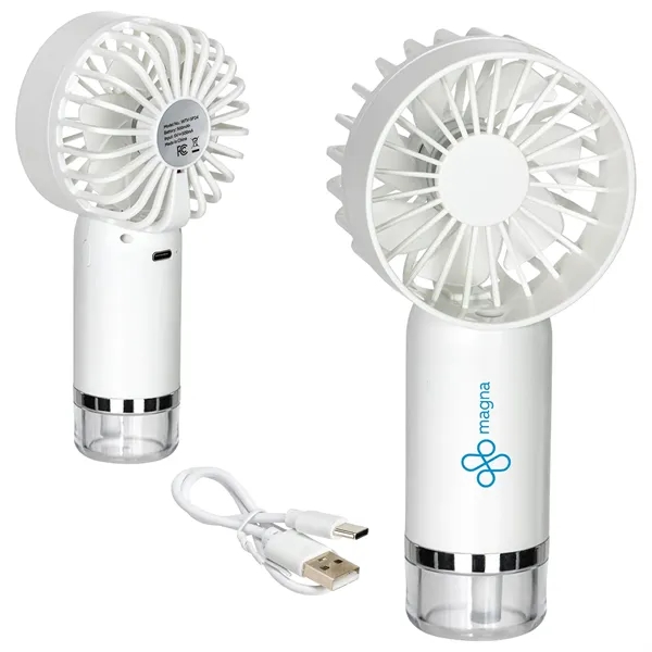 Best Buddy Tools ® Spritz Handheld Rechargeable Misting Fan