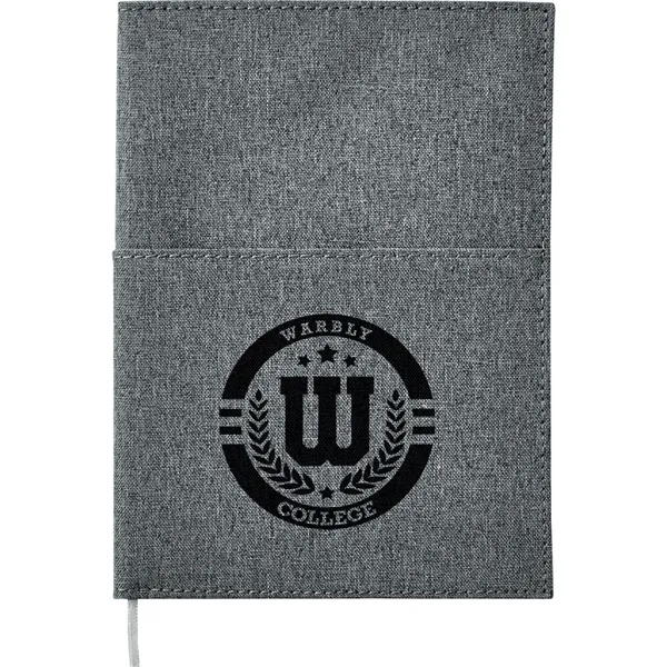 5" x 7" FSC® Mix Canvas Pocket Refillable Notebook - 5" x 7" FSC® Mix Canvas Pocket Refillable Notebook - Image 0 of 0