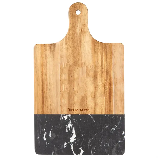 Black Marble and Wood Cutting Board - Black Marble and Wood Cutting Board - Image 0 of 0