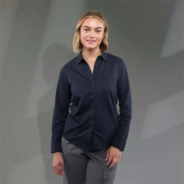 TATRA Eco Long Sleeve Knit Button Up Shirt-Women's - TATRA Eco Long Sleeve Knit Button Up Shirt-Women's - Image 0 of 0