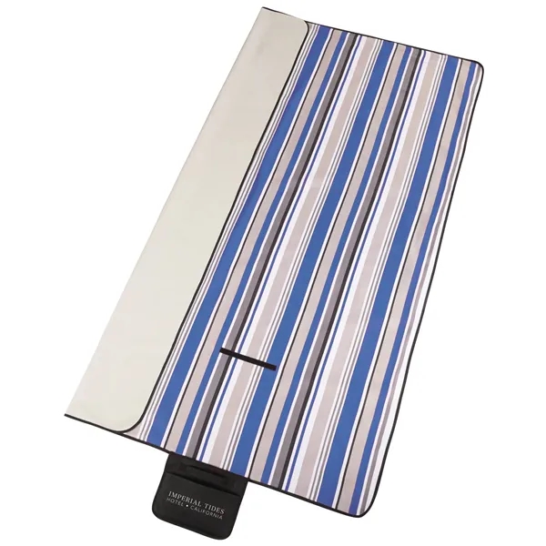 Oversized Striped Picnic and Beach Blanket - Oversized Striped Picnic and Beach Blanket - Image 0 of 0