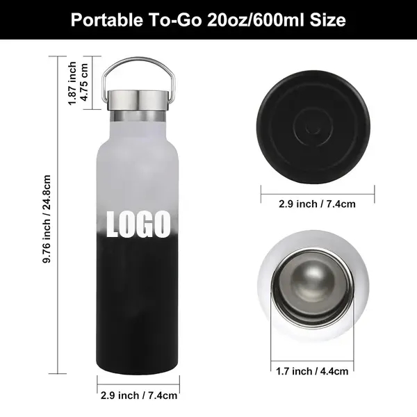 20oz Insulated Water Bottles - 20oz Insulated Water Bottles - Image 3 of 5