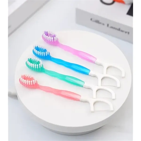 Multi-functional disposable toothbrush - Multi-functional disposable toothbrush - Image 0 of 2