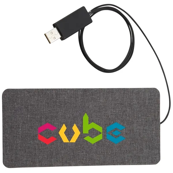 Ultra Thin Fabric Wireless Charging Pad - Ultra Thin Fabric Wireless Charging Pad - Image 0 of 8