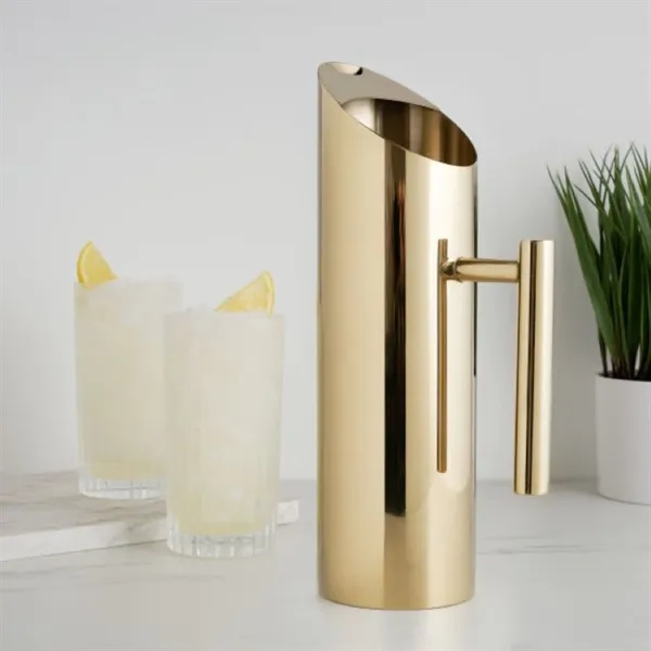 Viski® Modern Gold Pitcher - Viski® Modern Gold Pitcher - Image 6 of 6